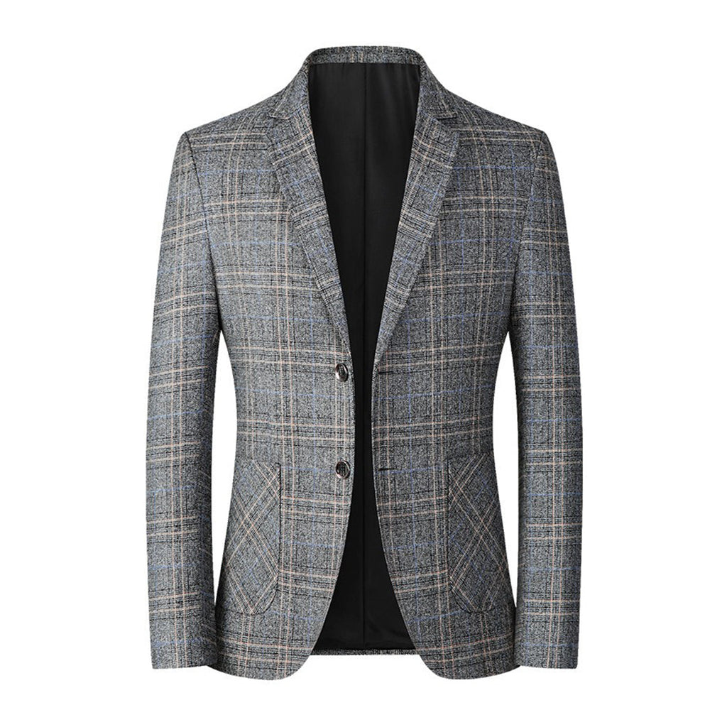 Casual Blazer dla Mężczyzn - Matthieu-Szary-XXS-Trend Polska