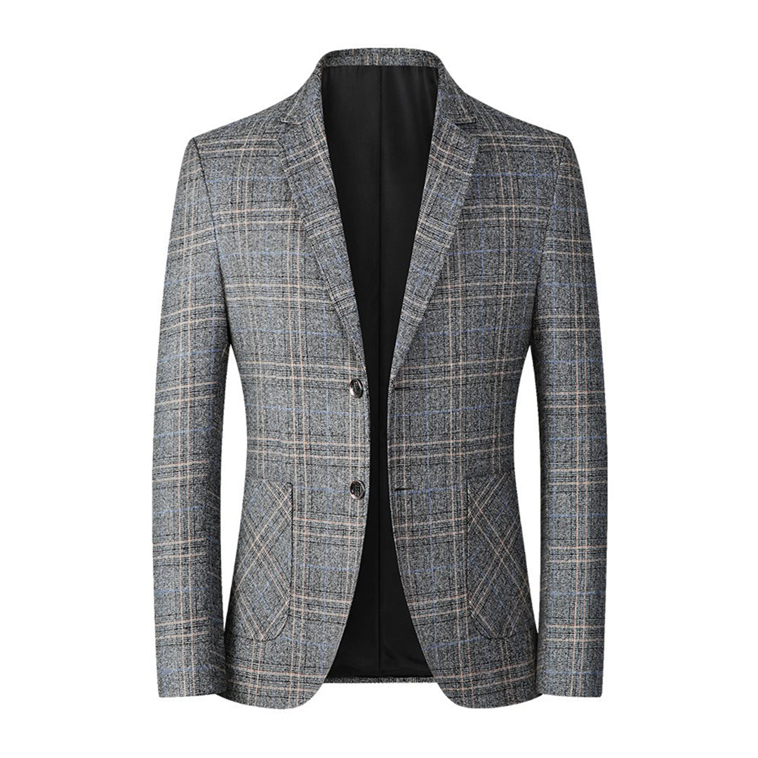 Casual Blazer dla Mężczyzn - Matthieu-Szary-XXS-Trend Polska