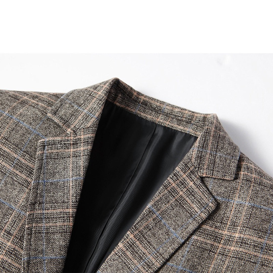 Casual Blazer dla Mężczyzn - Matthieu-Szary-XXS-Trend Polska