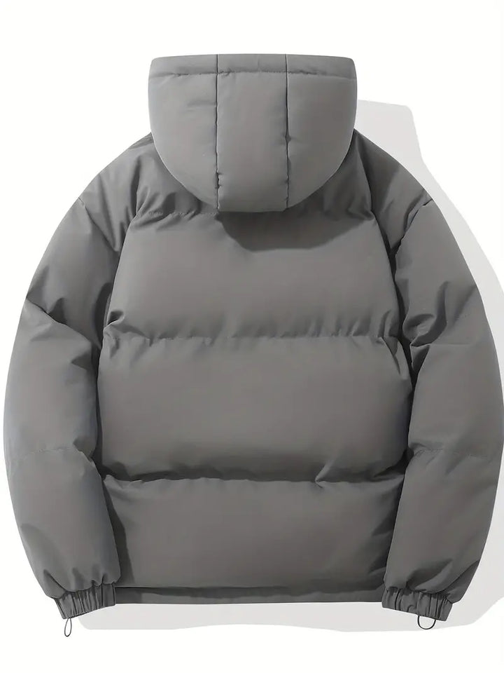 Casual bluza z kapturem i zamkiem – Orion-Różowy-M-Trend Polska