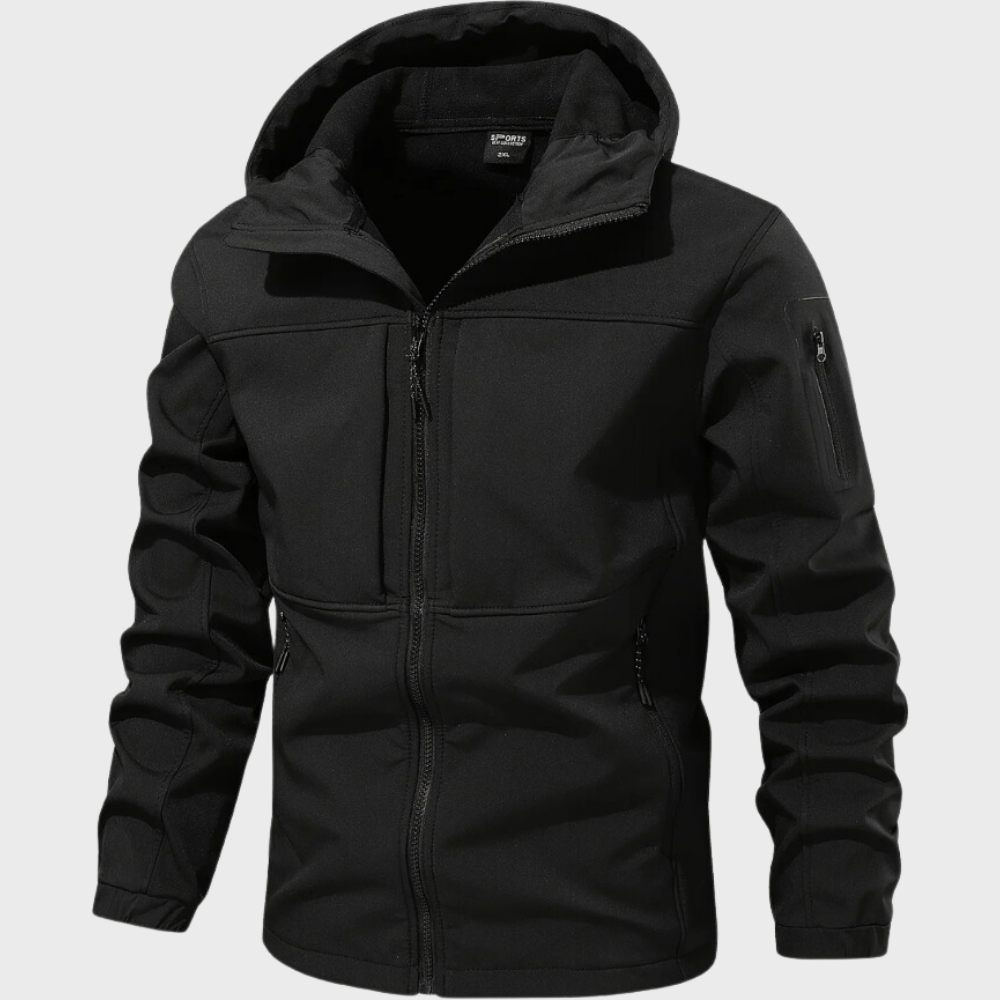 Casual Capuchonjas dla Mężczyzn - Axel-Czarny-XS-Trend Polska