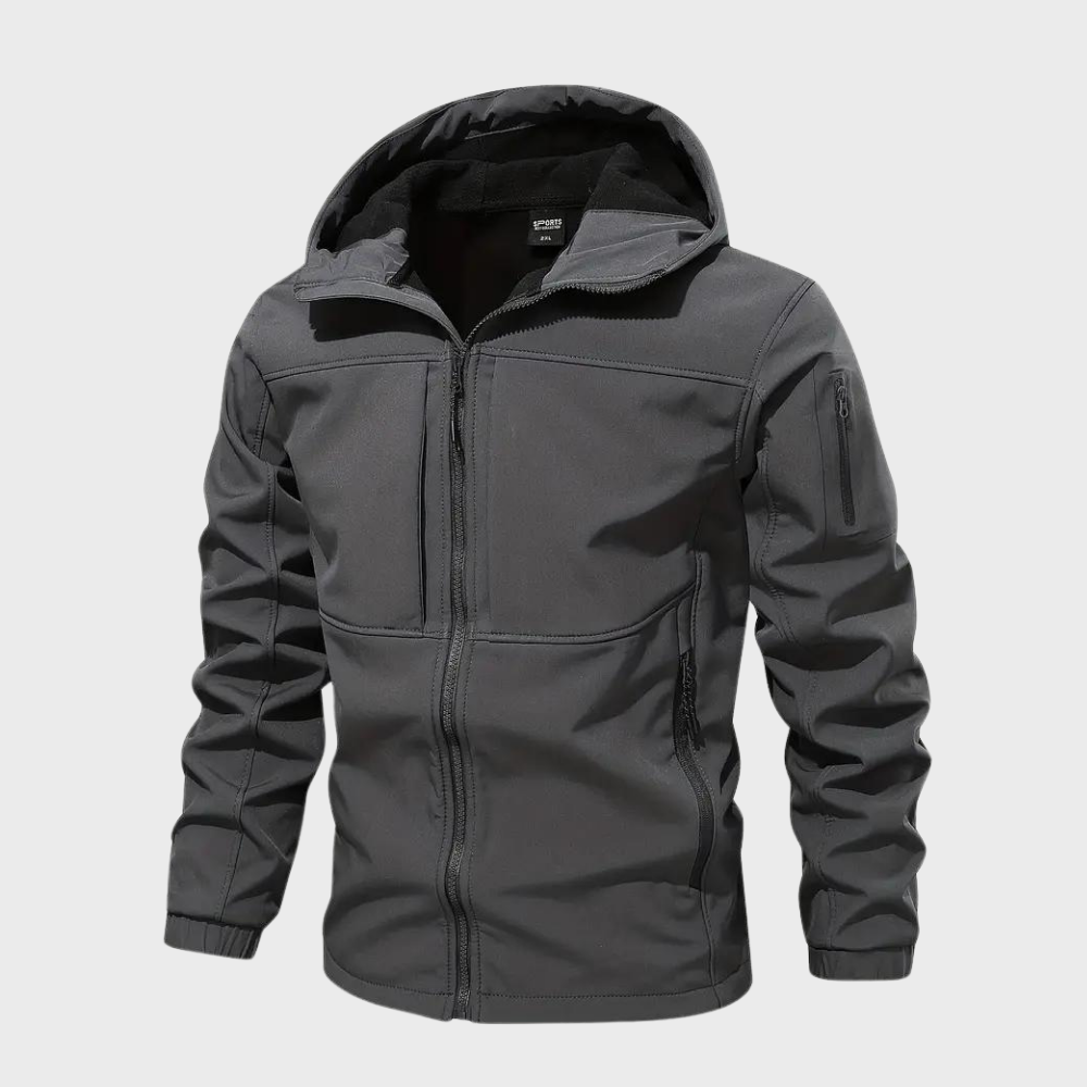 Casual Capuchonjas dla Mężczyzn - Axel-Szary-S-Trend Polska