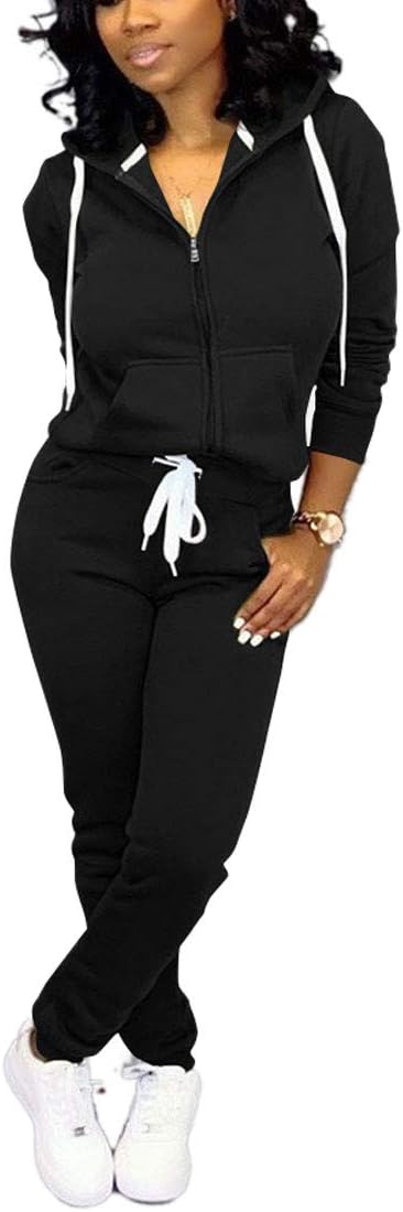 Casual Damskie Dresy - Mia-Czarny-S-Trend Polska