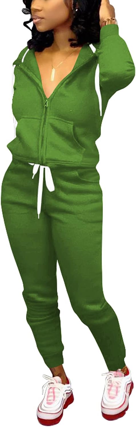 Casual Damskie Dresy - Mia-Zielony wojskowy-S-Trend Polska