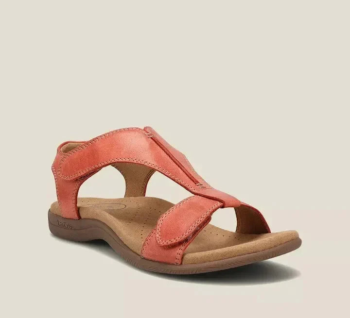 Casual Damskie Sandały - SunVibe-Czerwony-35-Trend Polska