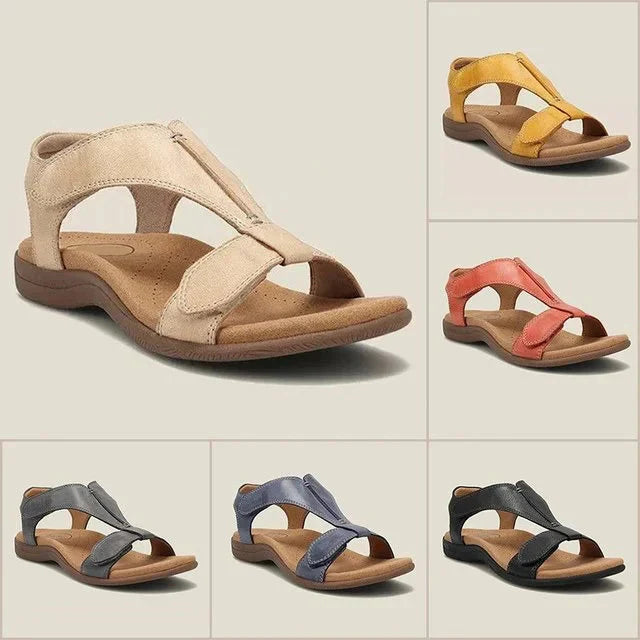 Casual Damskie Sandały - SunVibe-Czarny-35-Trend Polska