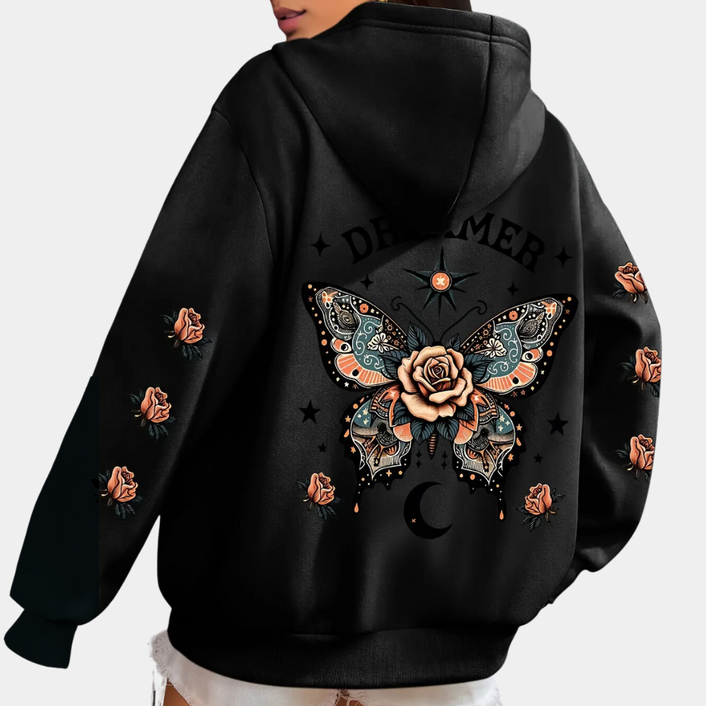 Casual Hoodie dla kobiet - Romy-XS-Trend Polska