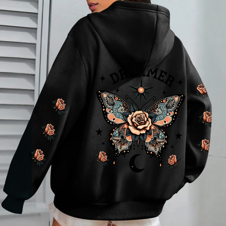 Casual Hoodie dla kobiet - Romy-XS-Trend Polska