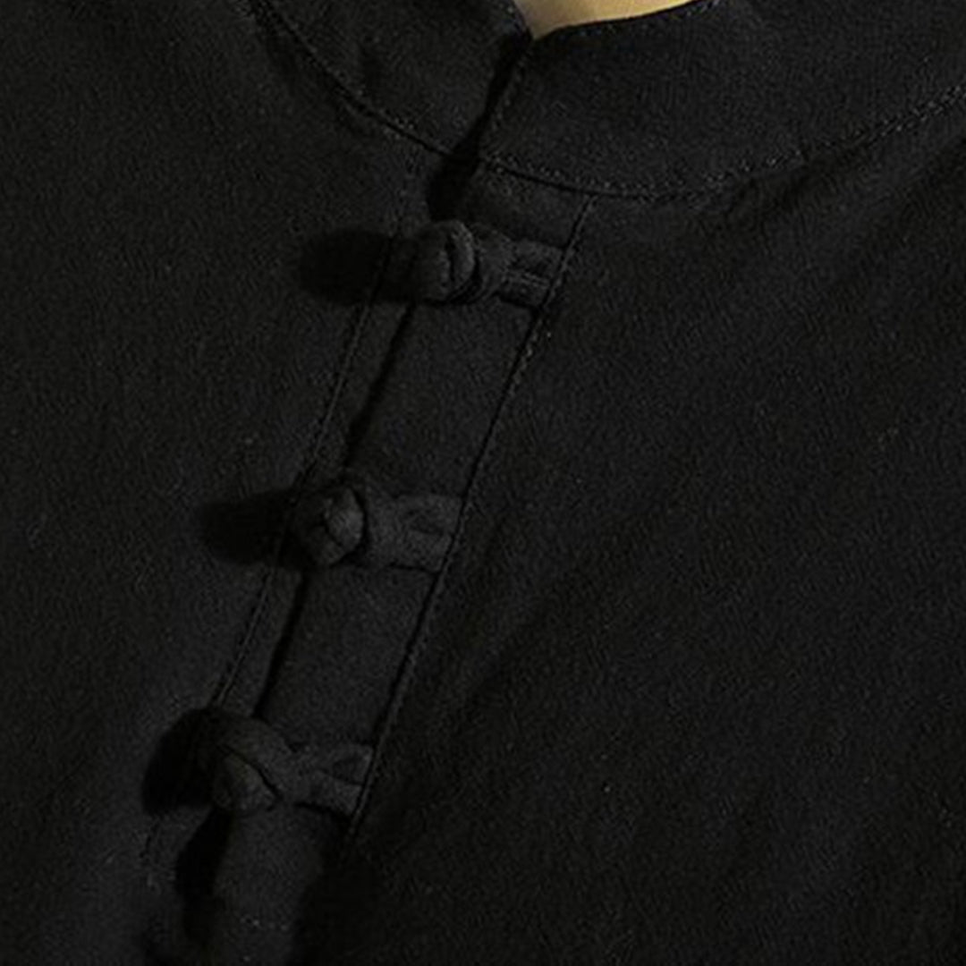 Casual Komfortowy Strój Męski - Ethan-Czarny-M-Trend Polska