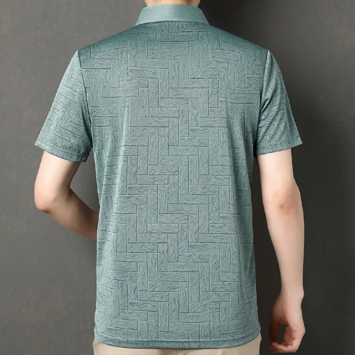 Casual Męska Koszulka - Noah-Beżowy-S-Trend Polska