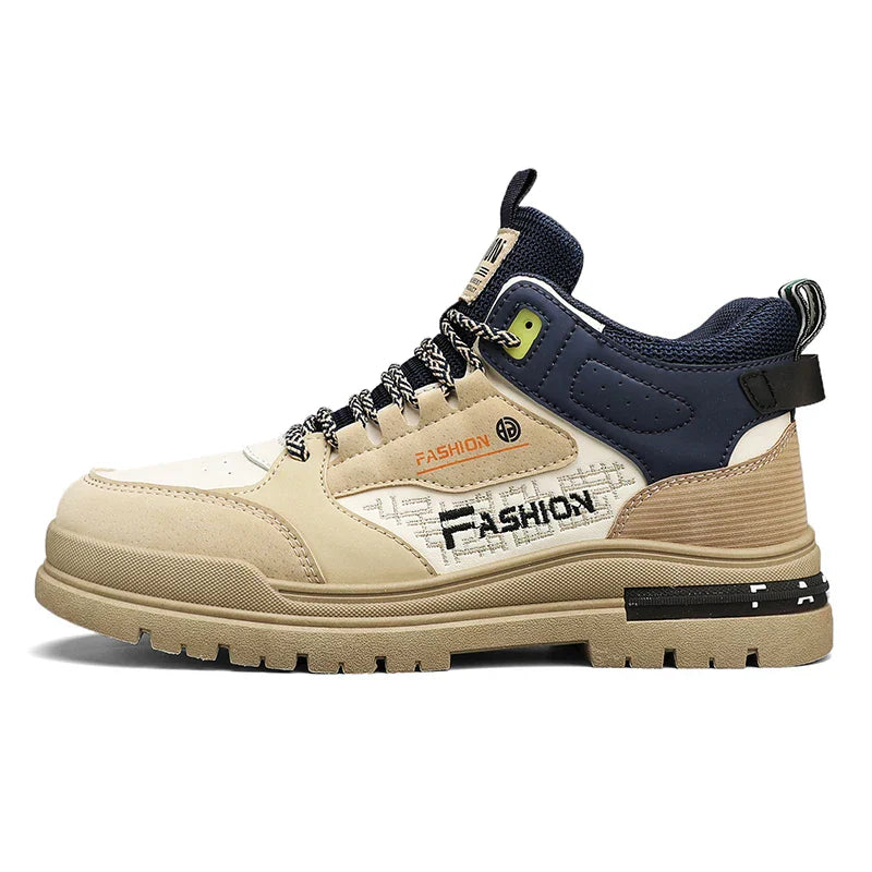 Casual Męskie Buty Wędrówkowe – Nico-Brązowy Niebieski-39-Trend Polska