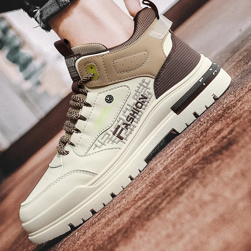 Casual Męskie Buty Wędrówkowe – Nico-Brązowy Niebieski-39-Trend Polska