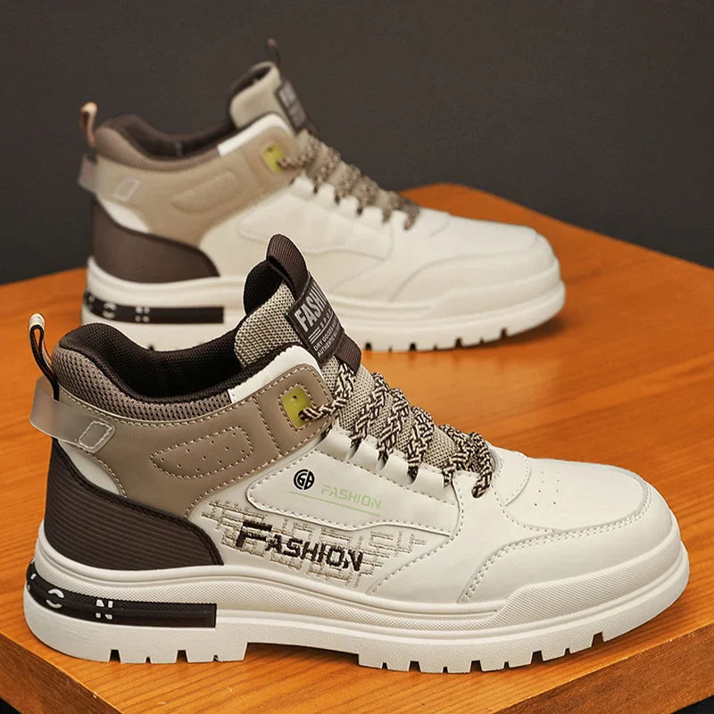 Casual Męskie Buty Wędrówkowe – Nico-Brązowy Niebieski-39-Trend Polska