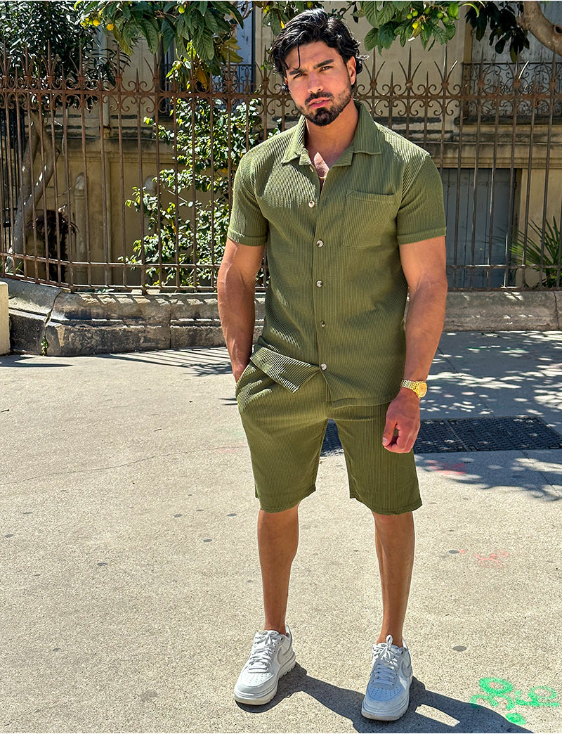 Casual Męskie Spodenki Letnie – Matteo-Jasnoniebieski-S-Trend Polska