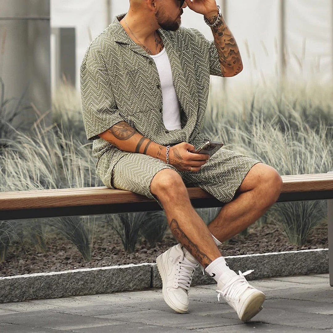 Casual Męskie Spodenki Letnie - Milan-S-Trend Polska