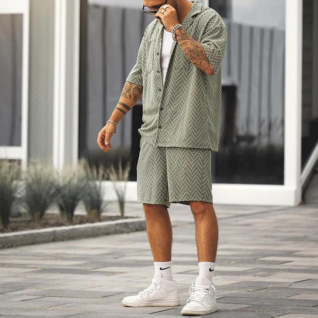 Casual Męskie Spodenki Letnie - Milan-S-Trend Polska