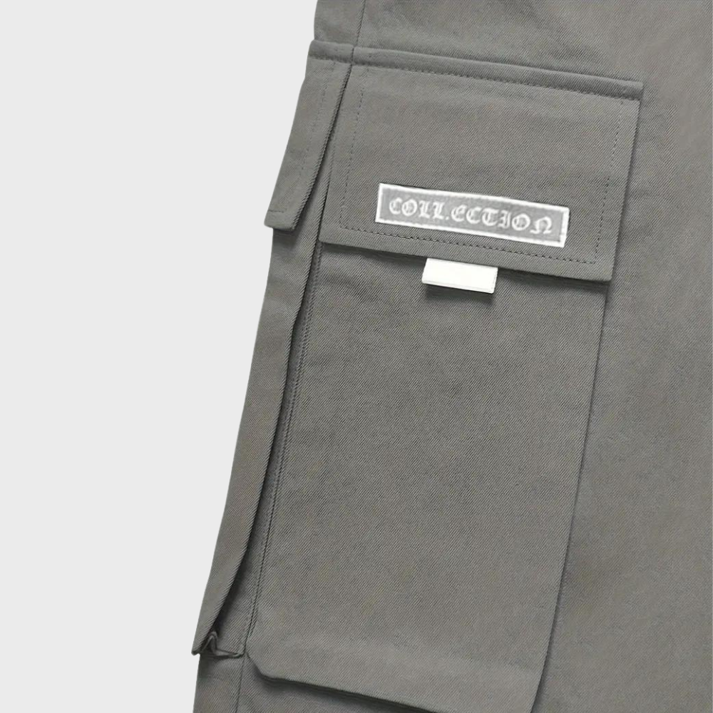 Casual Męskie Spodnie Cargo - Mason-Khaki-S-Trend Polska