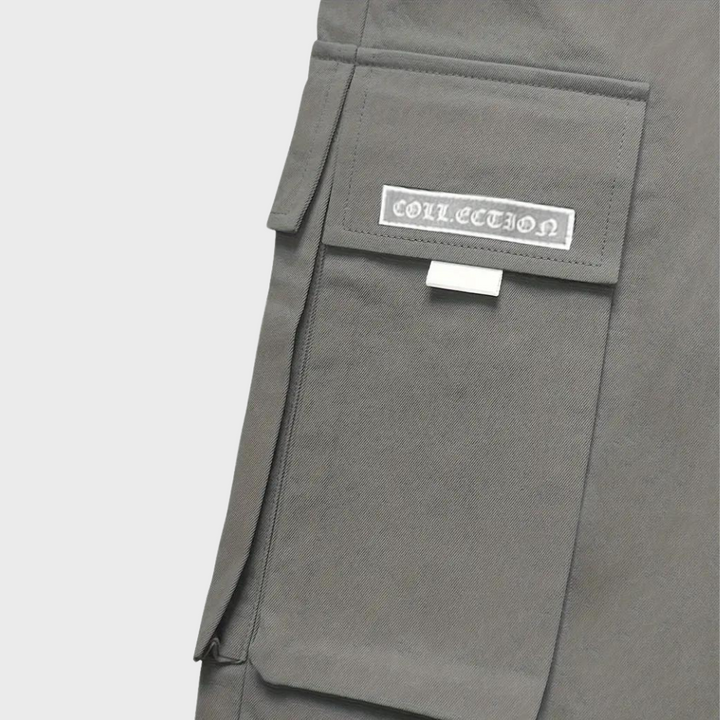 Casual Męskie Spodnie Cargo - Mason-Khaki-S-Trend Polska