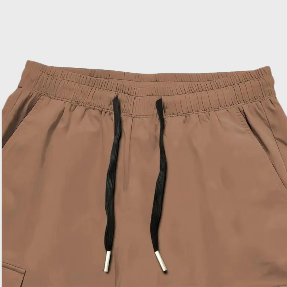 Casual Męskie Spodnie Cargo - Mason-Khaki-S-Trend Polska