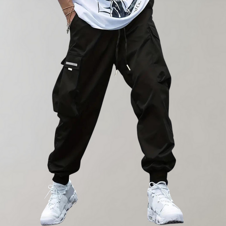 Casual Męskie Spodnie Cargo - Mason-Khaki-S-Trend Polska