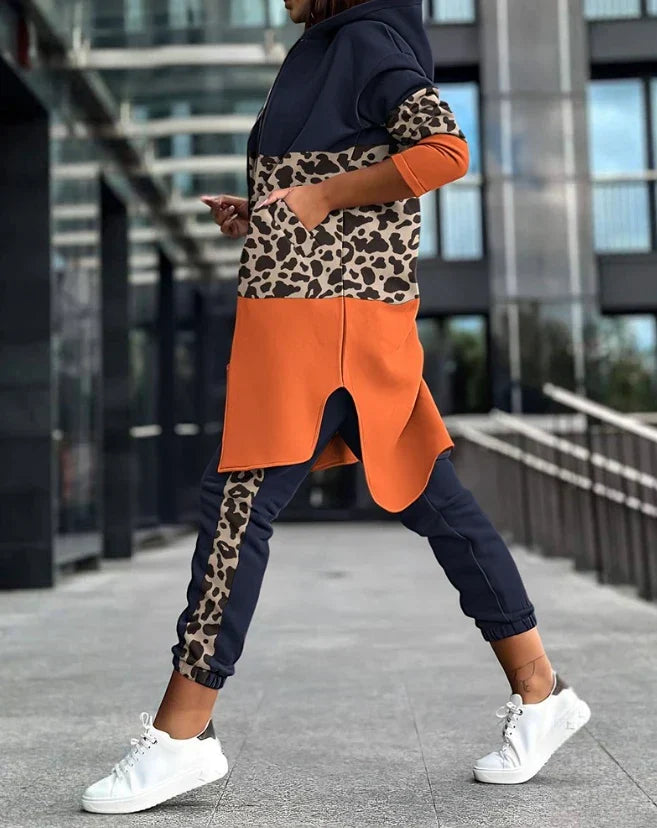 Casual Streetwear Damski Zestaw Ubrań - Mila-Wielokolorowy-S-Trend Polska