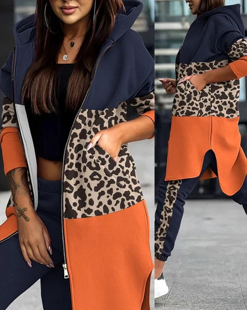 Casual Streetwear Damski Zestaw Ubrań - Mila-Wielokolorowy-S-Trend Polska