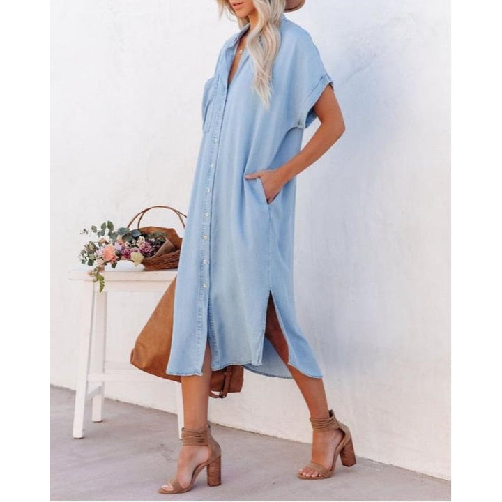 Casual Sukienka dżinsowa - Maren-S-Trend Polska