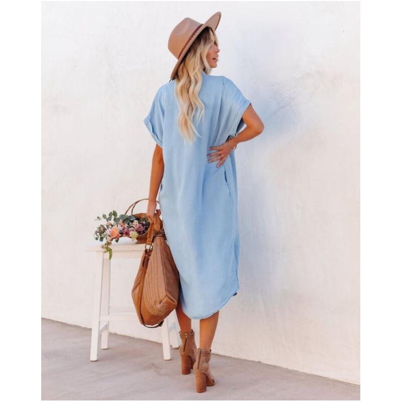 Casual Sukienka dżinsowa - Maren-S-Trend Polska