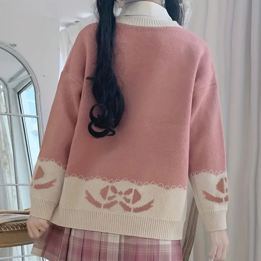 Casual Sweter z Okrągłym Dekoltem dla Kobiet - Riva-XS-Trend Polska