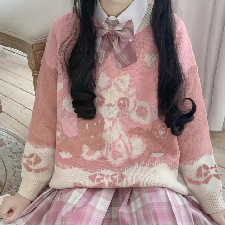 Casual Sweter z Okrągłym Dekoltem dla Kobiet - Riva-XS-Trend Polska