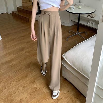 Casual Wielofunkcyjna Spodnie Damskie - Lunessa-Brązowy-XS-Trend Polska