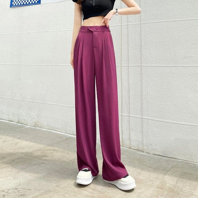 Casual Wielofunkcyjna Spodnie Damskie - Lunessa-Fuksja-XS-Trend Polska