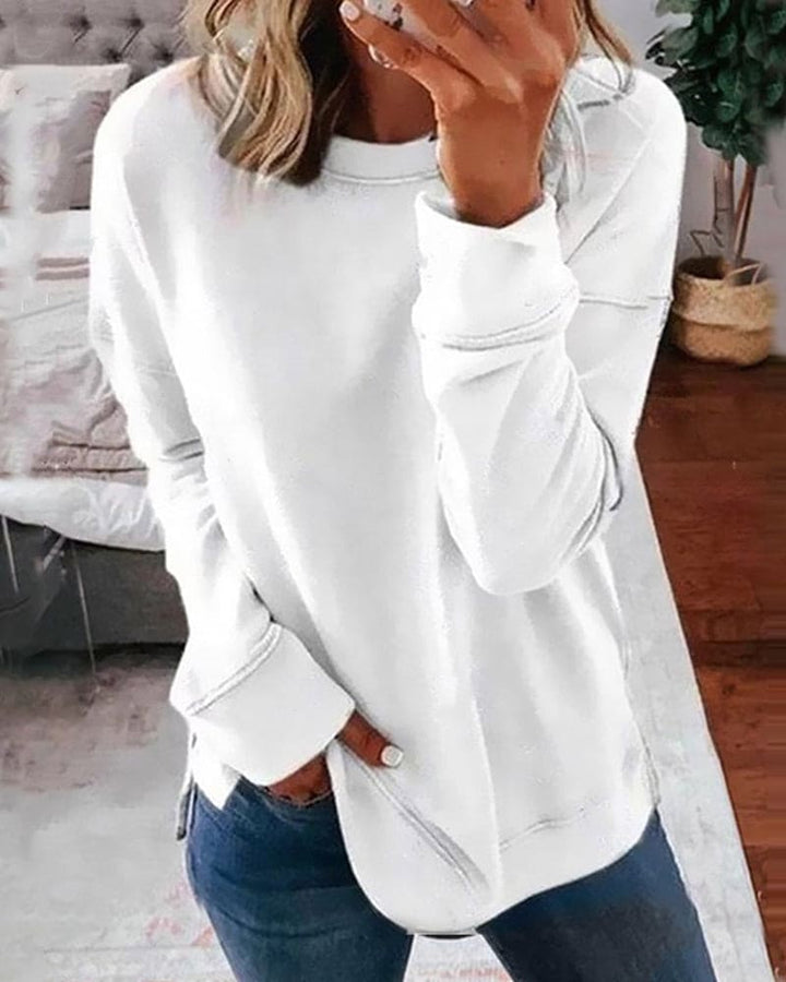 Casualna bluza - Harper-Biały-XS-Trend Polska
