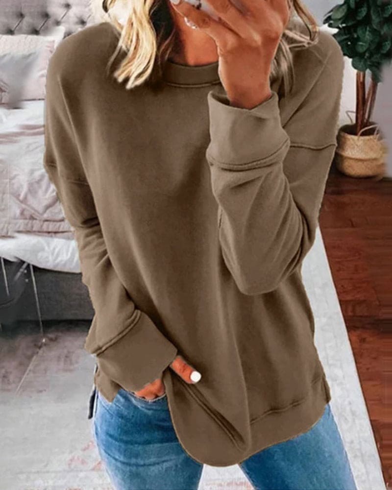 Casualna bluza - Harper-Khaki-XS-Trend Polska