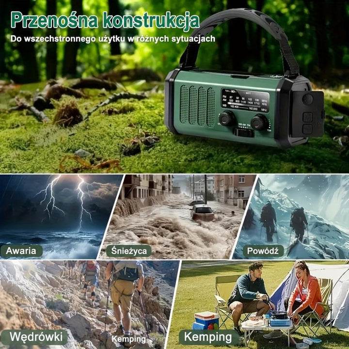 Multifunkcyjny radio ratunkowe - SurvivorPower-Trend Polska