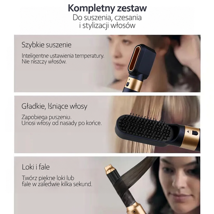 5-w-1 Multi Styler do włosów z technologią jonową - AuraStyle-Pro-Trend Polska