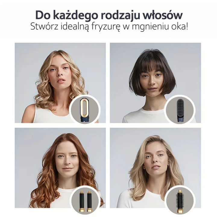 5-w-1 Multi Styler do włosów z technologią jonową - AuraStyle-Pro-Trend Polska