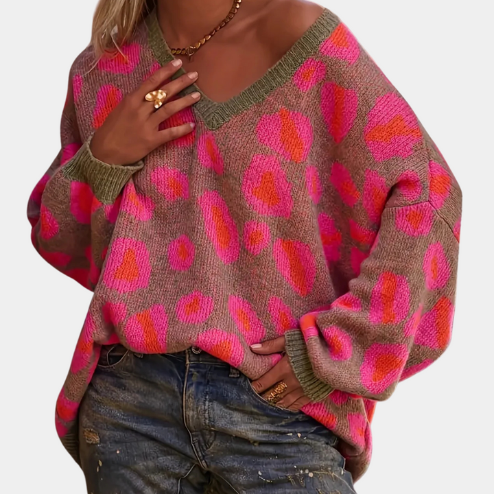 Cherum - Modny Sweter Dzianinowy dla Kobiet-XS-Trend Polska