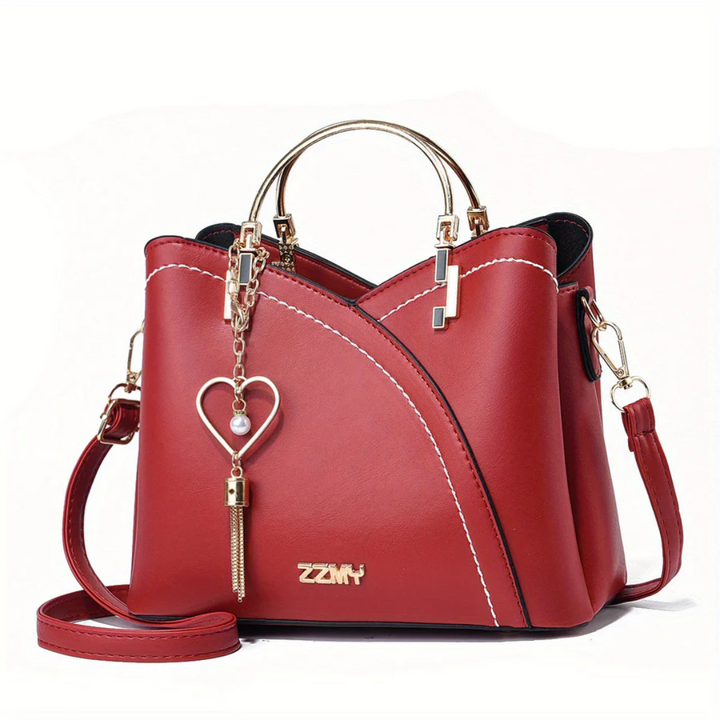 Chic Dames Torebka - LuxeGrace-burgundia-Trend Polska