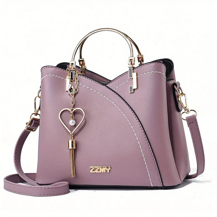 Chic Dames Torebka - LuxeGrace-ciemnofioletowy-jednolity-kolor-Trend Polska