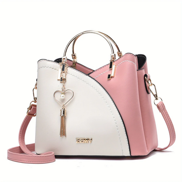 Chic Dames Torebka - LuxeGrace-różowo-biały-Trend Polska