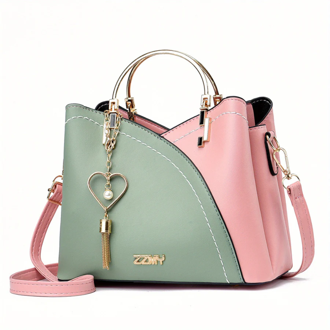 Chic Dames Torebka - LuxeGrace-różowo-zielony-Trend Polska