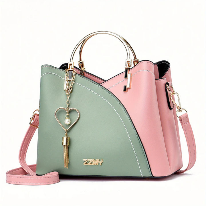 Chic Dames Torebka - LuxeGrace-różowo-zielony-Trend Polska