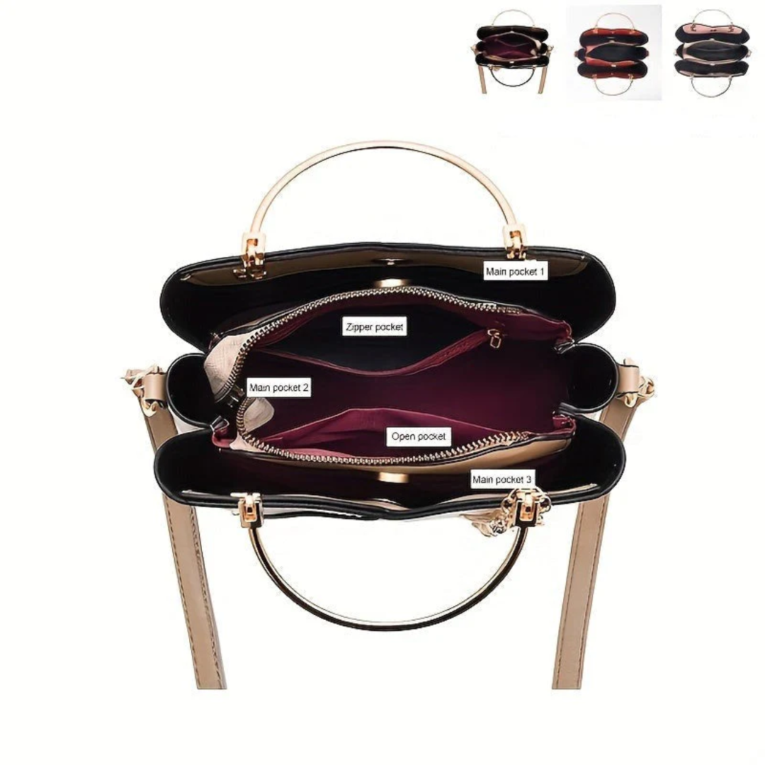 Chic Dames Torebka - LuxeGrace-jasnoniebieski-Trend Polska