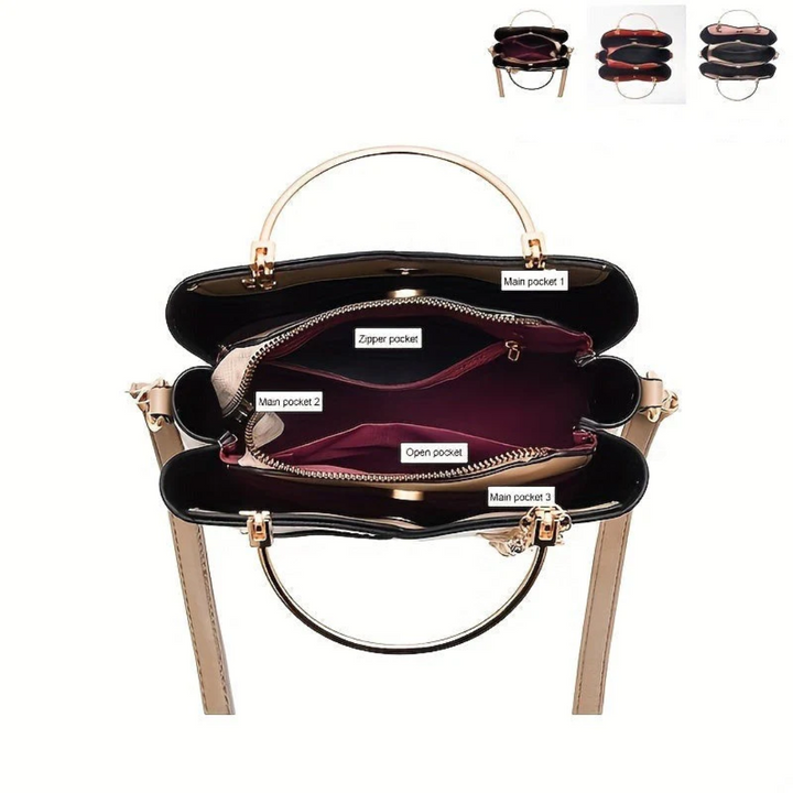 Chic Dames Torebka - LuxeGrace-jasnoniebieski-Trend Polska