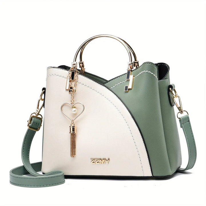 Chic Dames Torebka - LuxeGrace-zielono-biały-Trend Polska