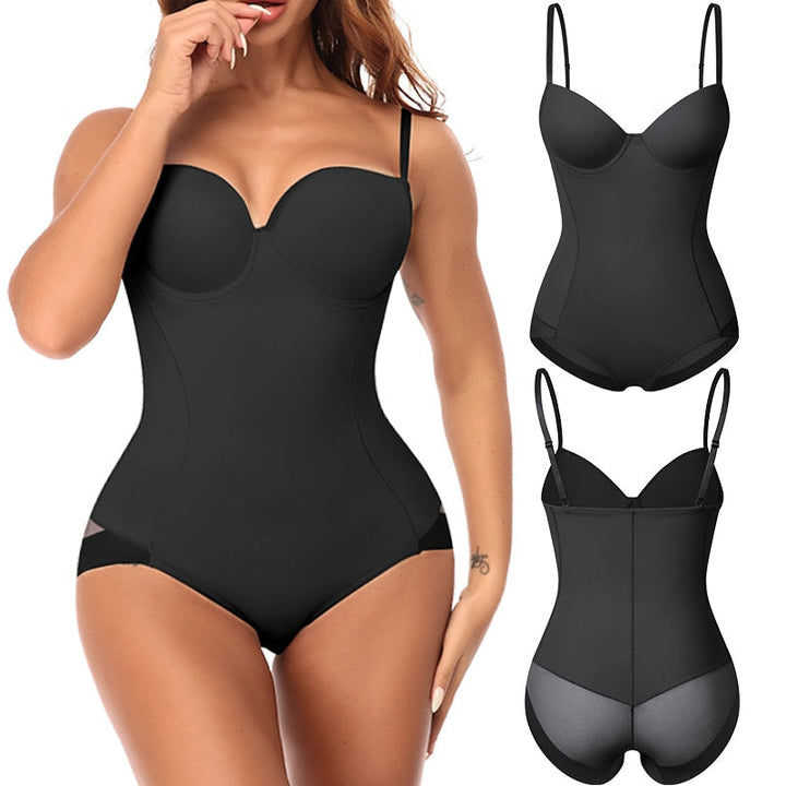 Chic wyszczuplający body shapewear - Élise-Czarny-S-Trend Polska