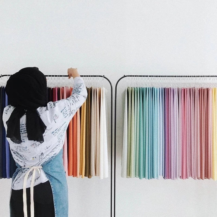 Chiffon Hijab Szalik – Leilani-Błękitny-Trend Polska