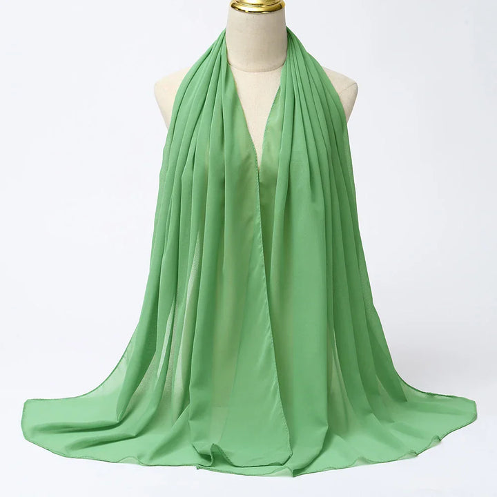 Chiffon Hijab Szalik – Leilani-Zielony-Trend Polska