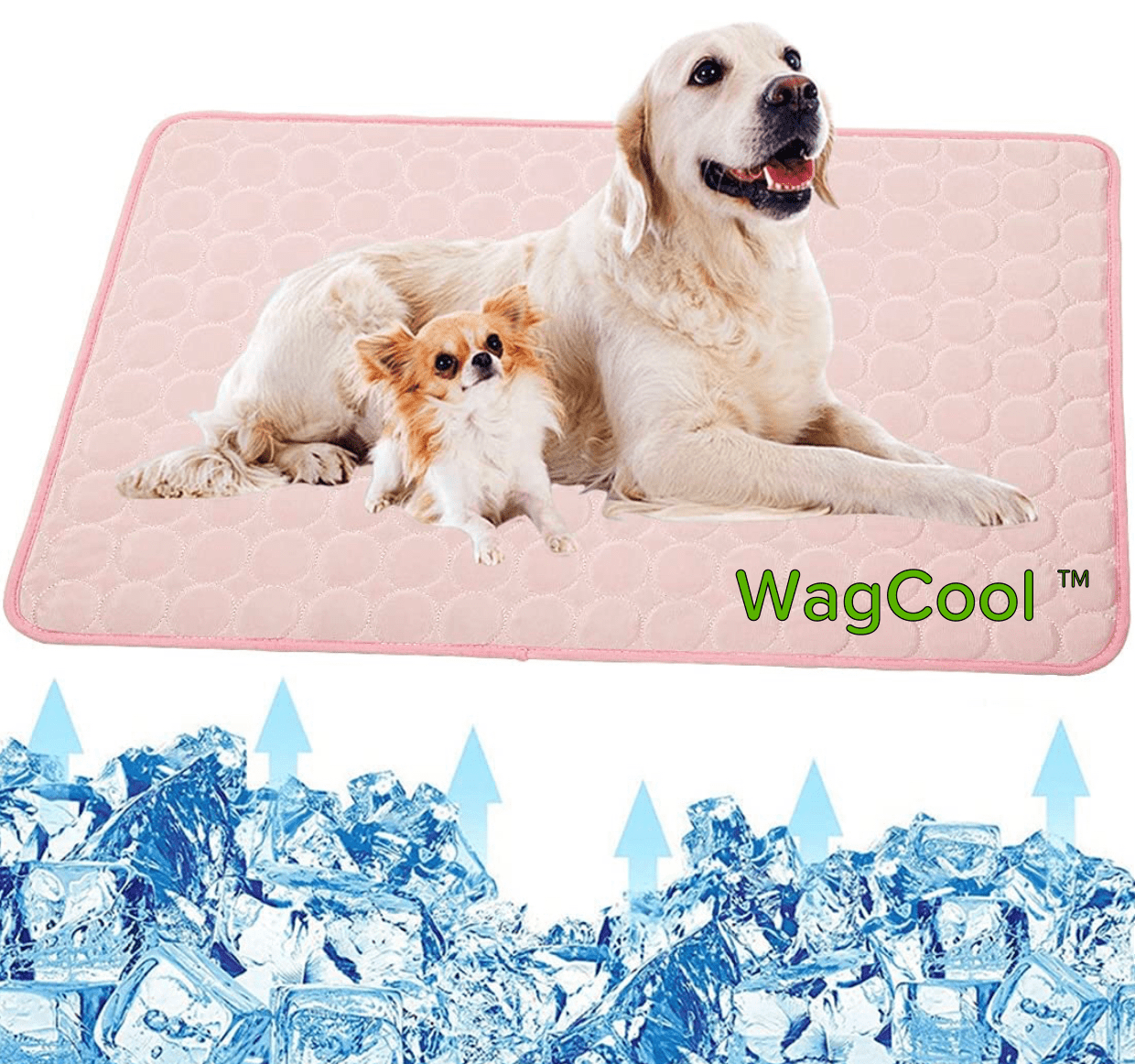 Chłodząca Mata dla Psów - Mata CoolPet-XS 40x30cm-Różowy-Trend Polska